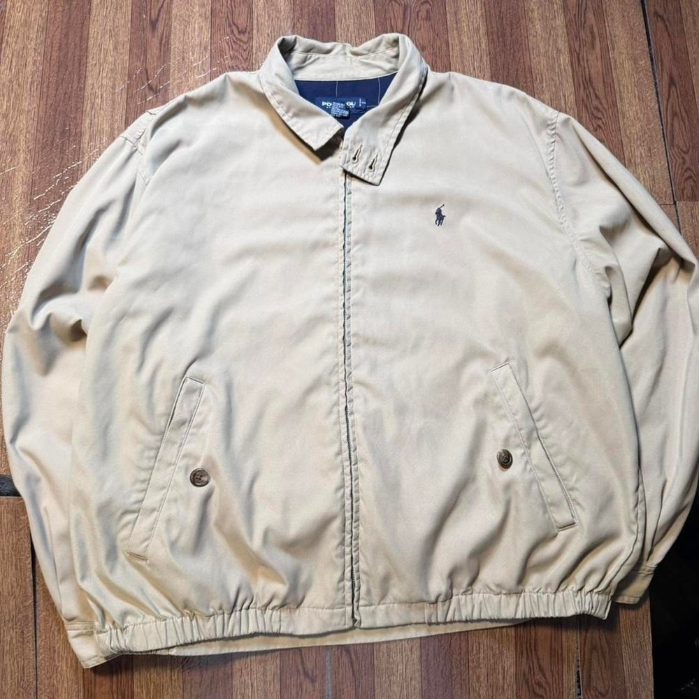 Polo Ralph Lauren Golf Plaid Vtg 90's Bi Harrington Bomber Jacket Large